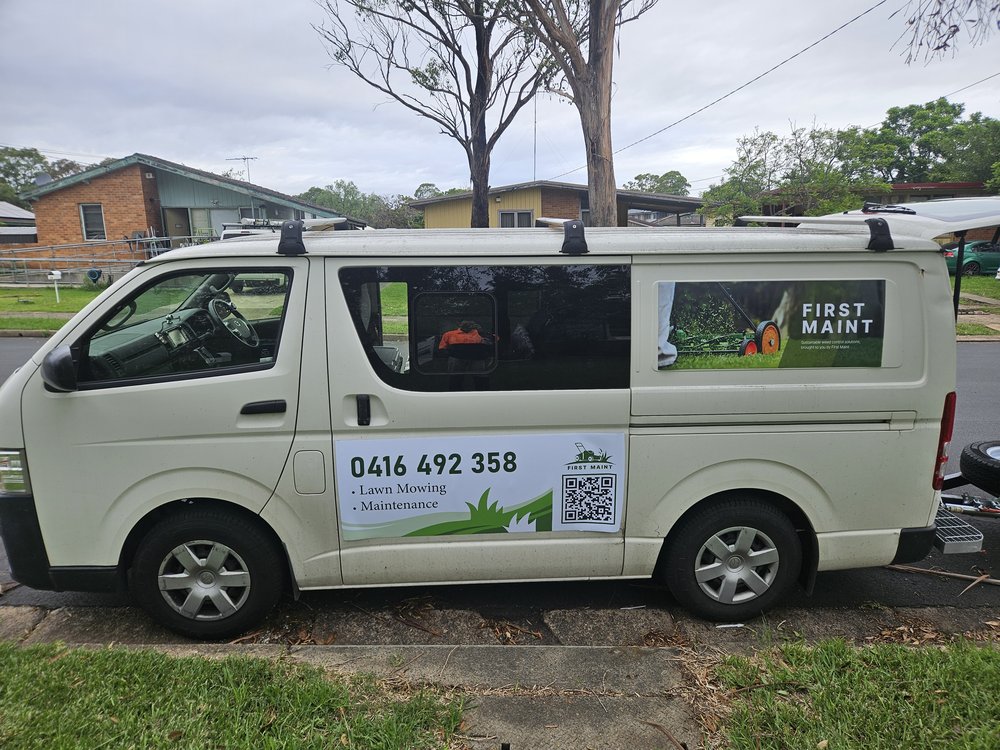First Maint branded service van