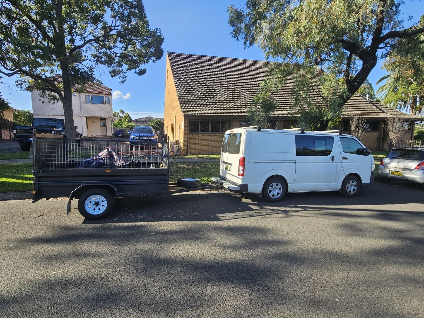 Hiace Service Van with Trailer
